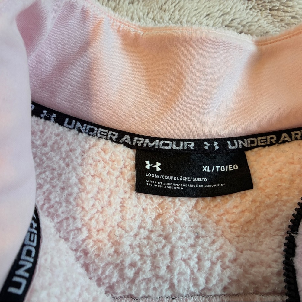 WOMANS UNDER ARMOUR TEDDY JACKET-XLARGE - Picture 6 of 6